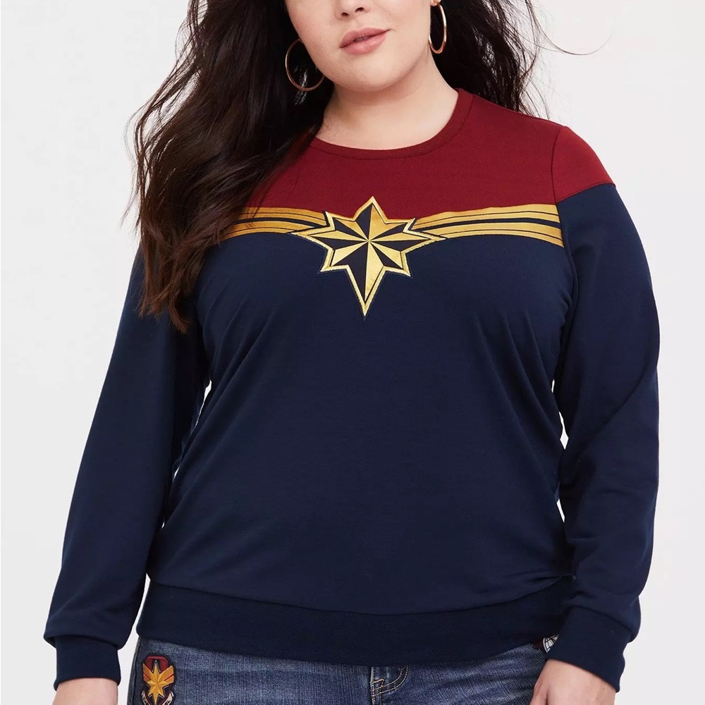 Size 3 captain marvel sweatshirt